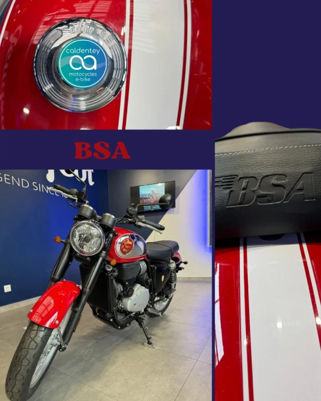 ✨ LA BSA GOLD STAR EST CHEZ CALDENTEY !

Avis aux passionnés de belles mécaniques : la légendaire BSA Gold Star est disponible dans notre concession ! 🔥 Un concentré d’élégance rétro et de performances modernes pour un plaisir de conduite unique. 🏆

Avec son puissant moteur 650cc et son design intemporel, elle incarne l’esprit authentique de la moto. Plus qu’un simple deux-roues, c’est un symbole de liberté et d’histoire. 🌟

📍 Caldentey Scooters - 72 Avenue de Lattre de Tassigny, 13009 Marseille

📞 Besoin d’infos ou envie d’un essai ? Contactez-nous au 04.91.40.05.42 #PassionMoto 

#PassionMoto #2Roues #motard #motardlovers #motardlife